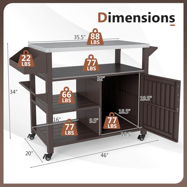 Outdoor Grill Cart  product image