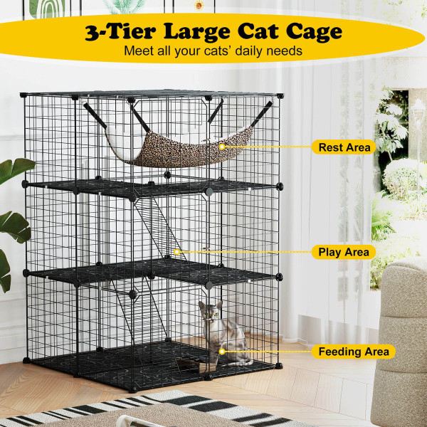 Cube Cat Cage (3 or 4 Tier) product image