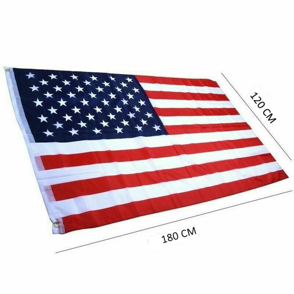 USA Printed Nylon Flag with Brass Grommets (4-Pack) product image