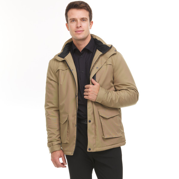 Helios Men's Heated Coat with Power Bank product image