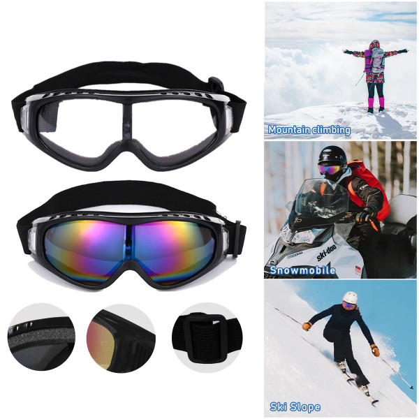 Adults' Winter Snow Sports Goggles (2-Pack) product image