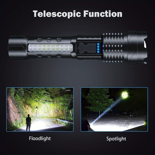 AXL Telescoping Tactical Flashlight (1- or 2-Pack) product image