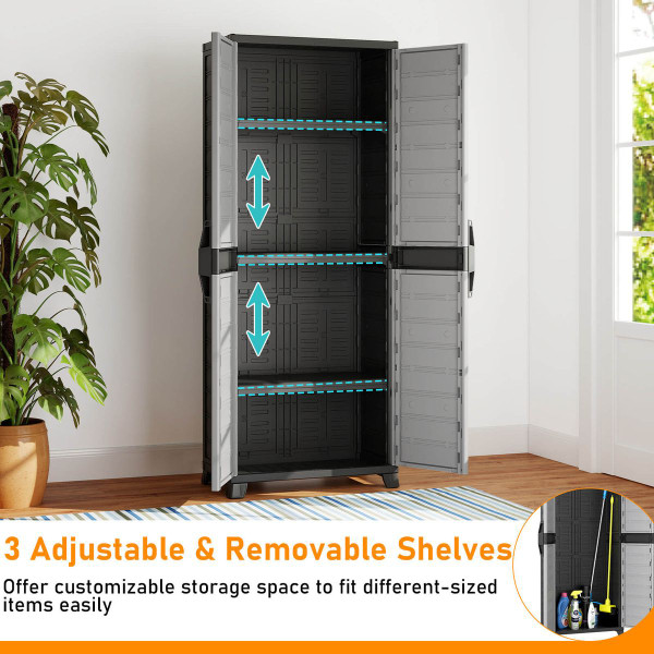 Plastic Vertical Storage Cabinet product image