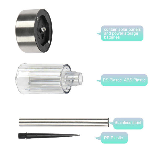 Color Changing Solar Garden Path Lights (10 Pieces) product image