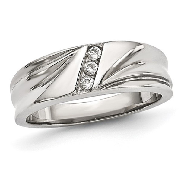 Mens Stainless Steel Band Ring  product image