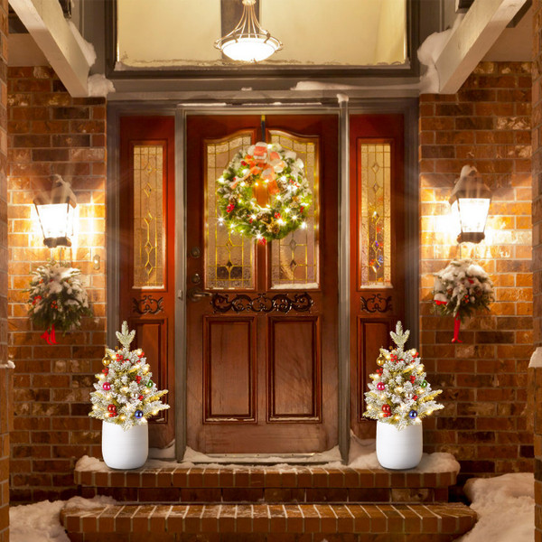 Lighted Christmas Trees (Set of 2) product image