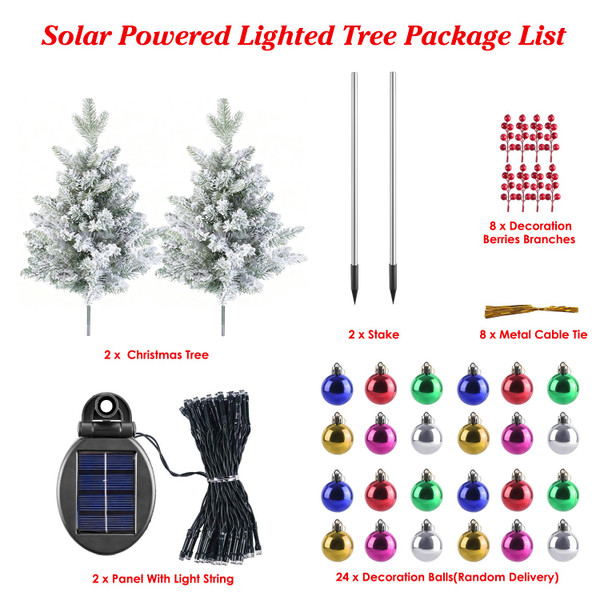 Lighted Christmas Trees (Set of 2) product image