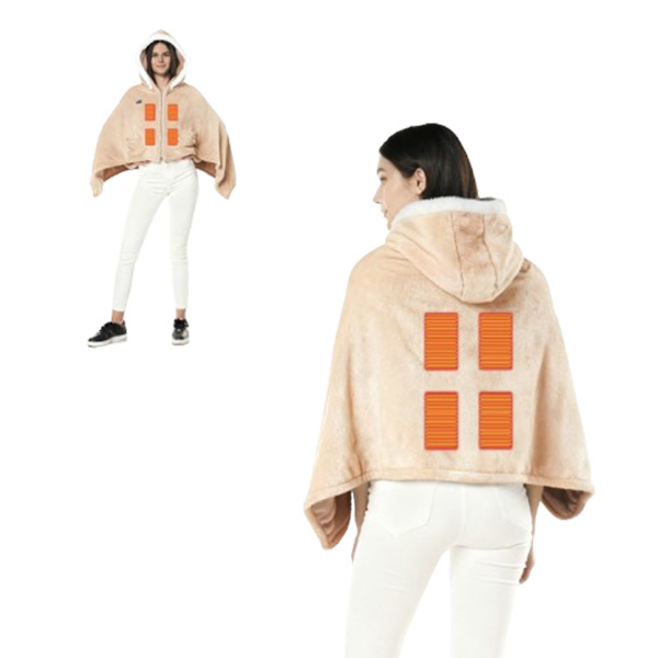 Wearable Double-Sided Heated Throw Blanket (Requires Power Bank) product image