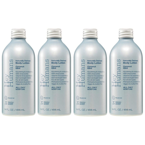 Hey Humans Naturally Derived Body Lotion (4-Pack) product image