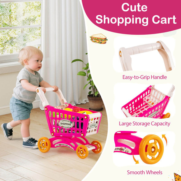 Grocery Store Play Set with Shopping Cart (76 Piece Set) product image