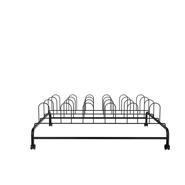 Rolling Under-Bed Shoe Rack Storage (2-Pack) product image