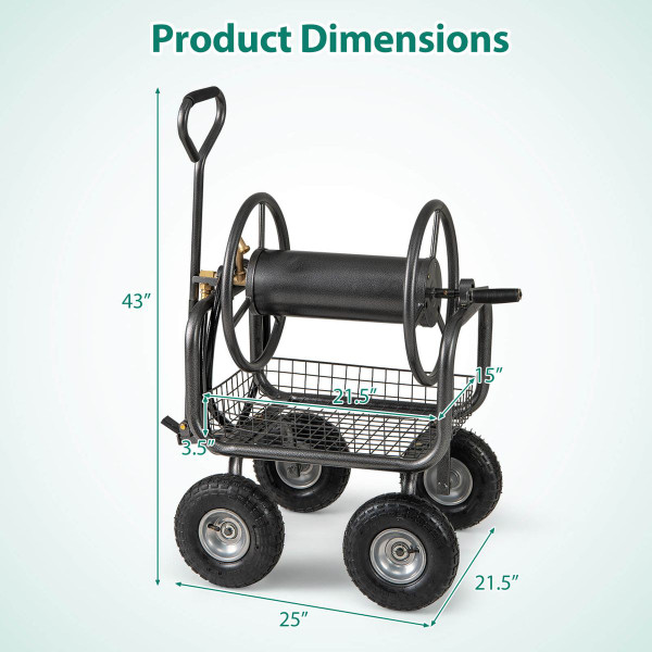 Portable Hose Reel Cart with Inlet Hose  product image