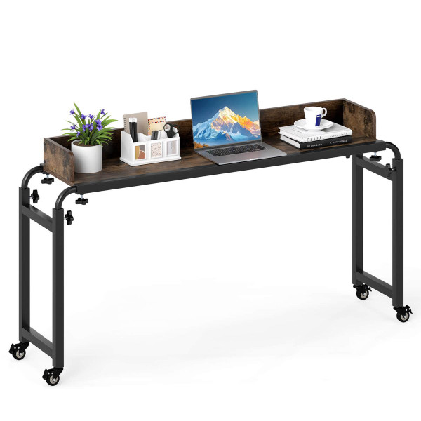 Overbed Desk with Wheels and Adjustable Height product image