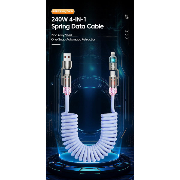 Power Spring 4-in-1 Fast Charging Cable product image