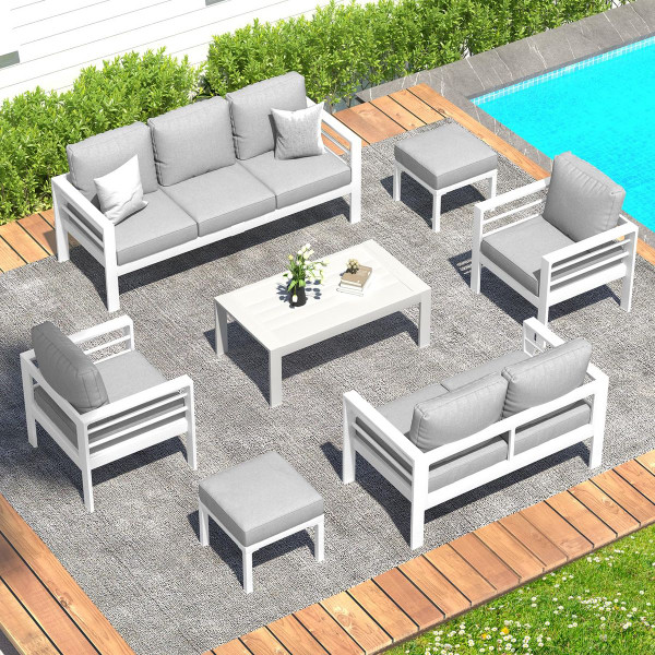 Modern Outdoor Patio Furniture Set with Coffee Table product image