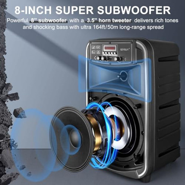 Geyguy 2 Portable Bluetooth PA System product image