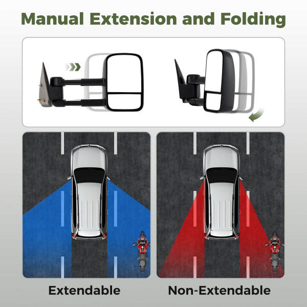 Power Heated Telescoping Side Mirrors (for Chevrolet and GMC) product image