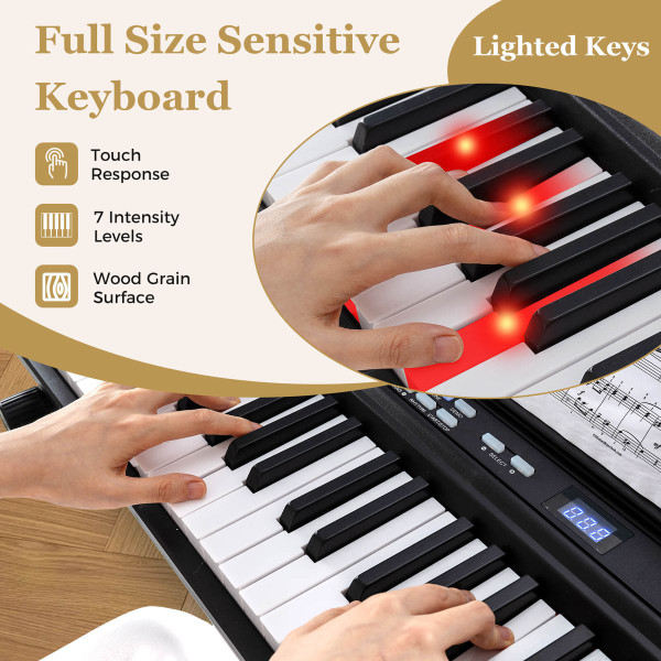 88-Key Electric Piano Keyboard product image