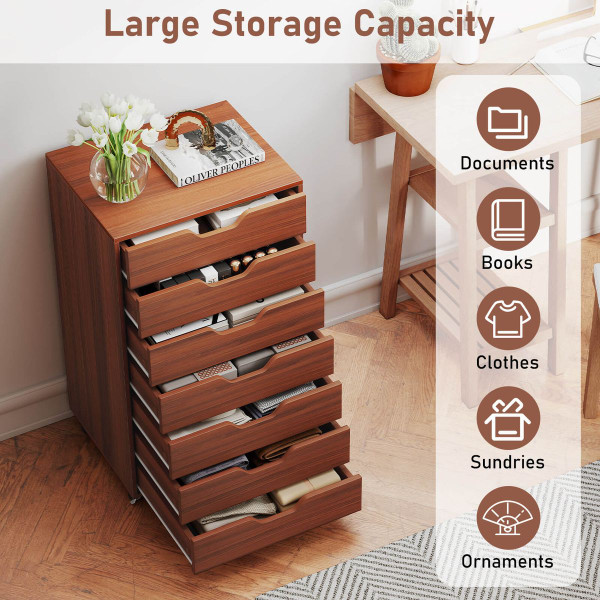 7-Drawer Rolling File Cabinet with Drawers  product image
