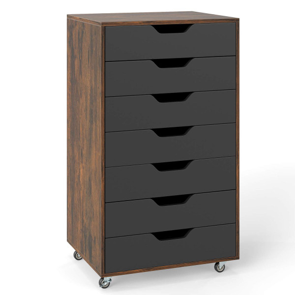 7-Drawer Rolling File Cabinet with Drawers  product image