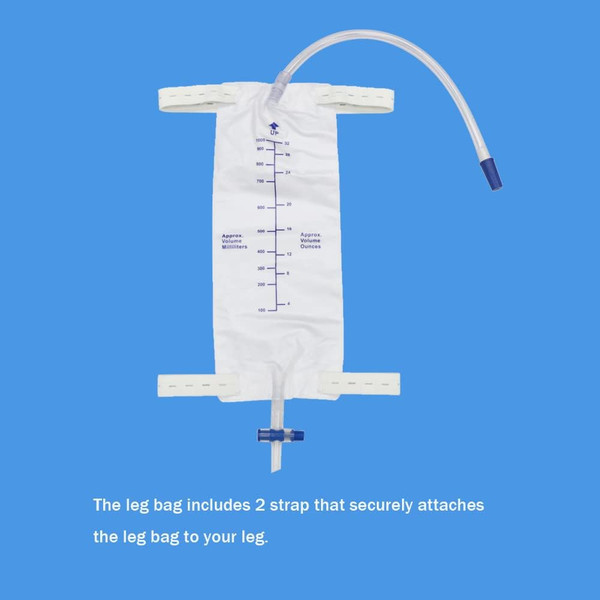 3-Pack 1000ml Urinary Drainage Bag product image