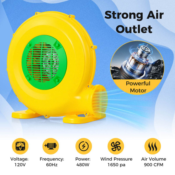 480W Air Blower with Handle and 12FT Power Cord product image