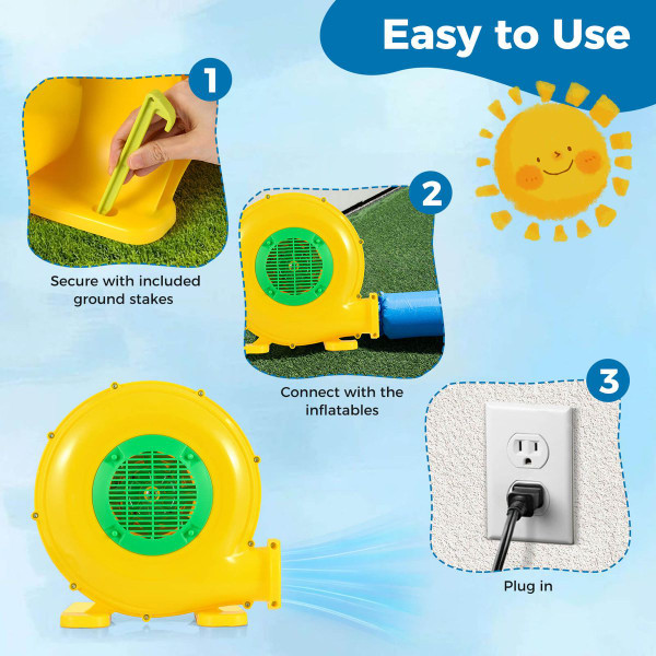 480W Air Blower with Handle and 12FT Power Cord product image