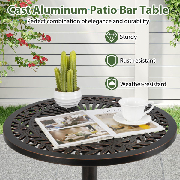 24” Round Patio Bar Table  product image