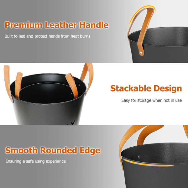Metal Ash Bucket (Set of 2) product image