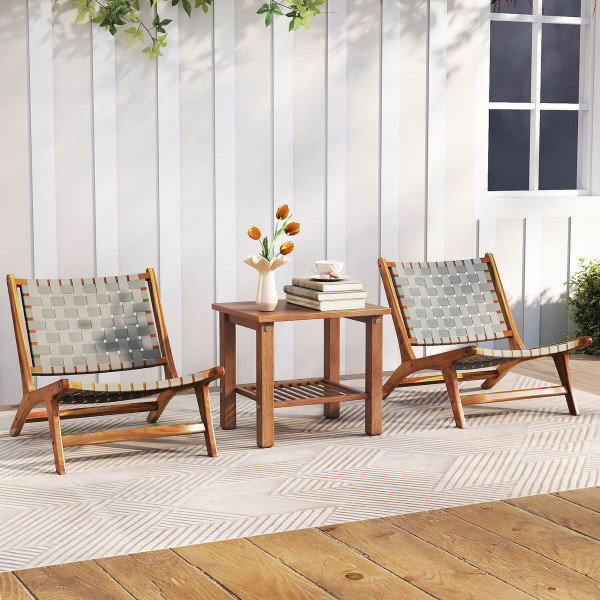 Patio Teak Wood Chair (1, 2, or 4-Pack) product image