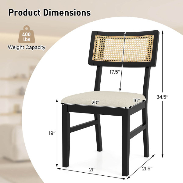 Rattan Dining Chairs - Set of 2 or 4  product image