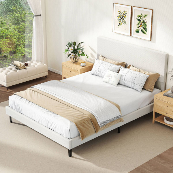 Height Adjustable Twin/Full/Queen Size Bed Frame  product image
