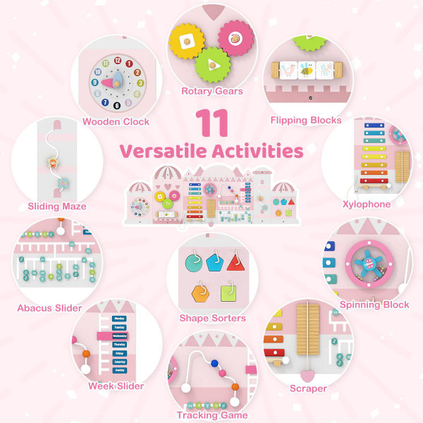 11-in-1 Montessori Wooden Sensory Board  product image