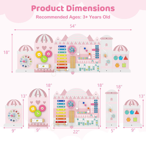 11-in-1 Montessori Wooden Sensory Board  product image