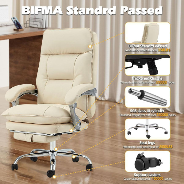 Executive Office Chair with Footrest product image