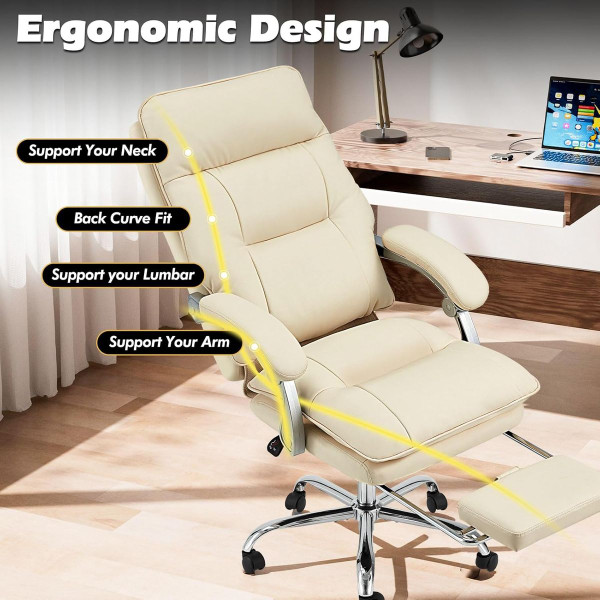 Executive Office Chair with Footrest product image
