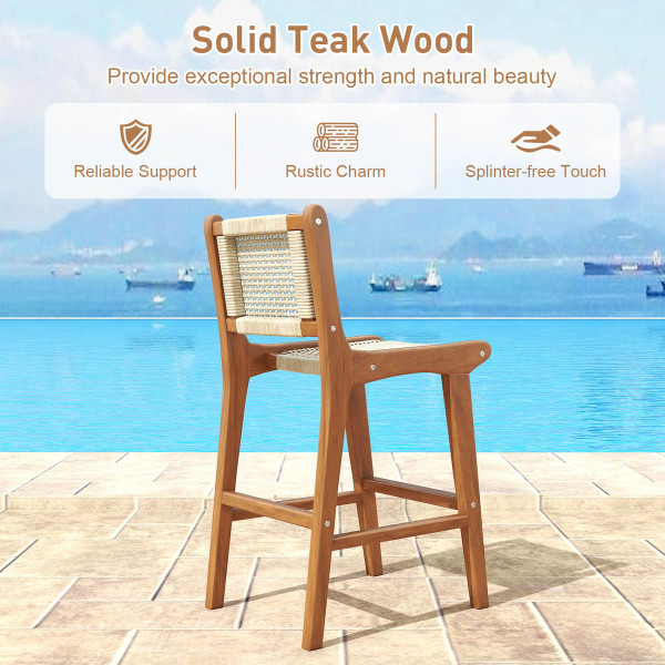 Outdoor Counter Height Bar Stool (1, 2, or 4-Pack) product image