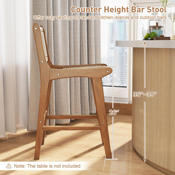 Outdoor Counter Height Bar Stool (1, 2, or 4-Pack) product image