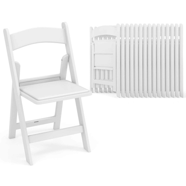 Resin Folding Chairs with Padded Seat product image