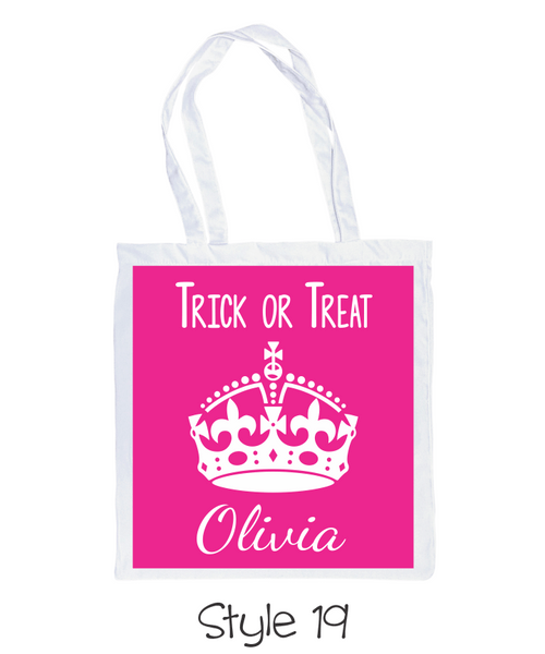 Halloween Trick or Treat Tote Bags product image