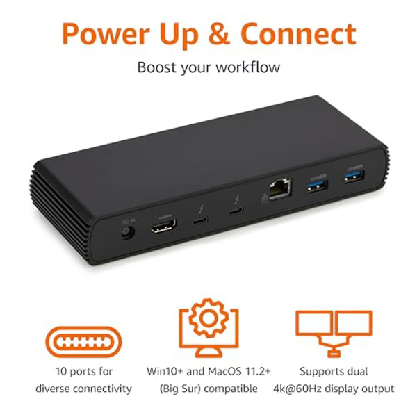 Amazon Basics Thunderbolt 4/USB4 Pro Docking Station product image