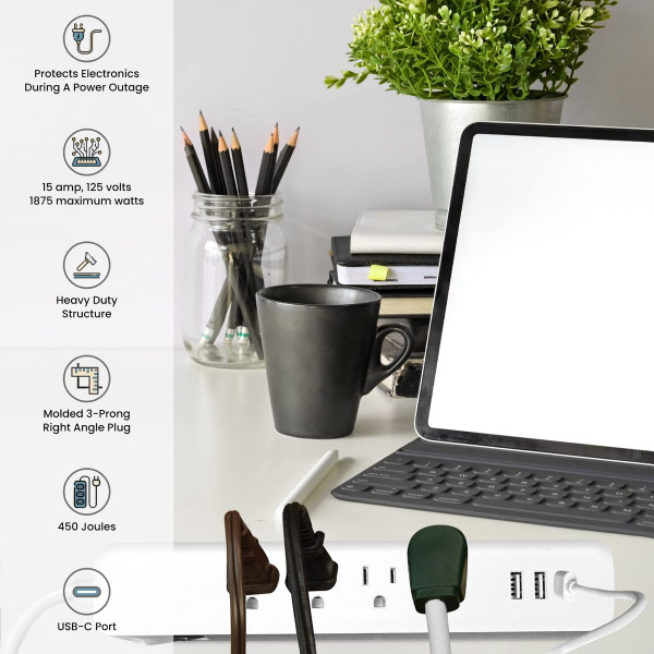 6-FT Cord Surge Protector product image