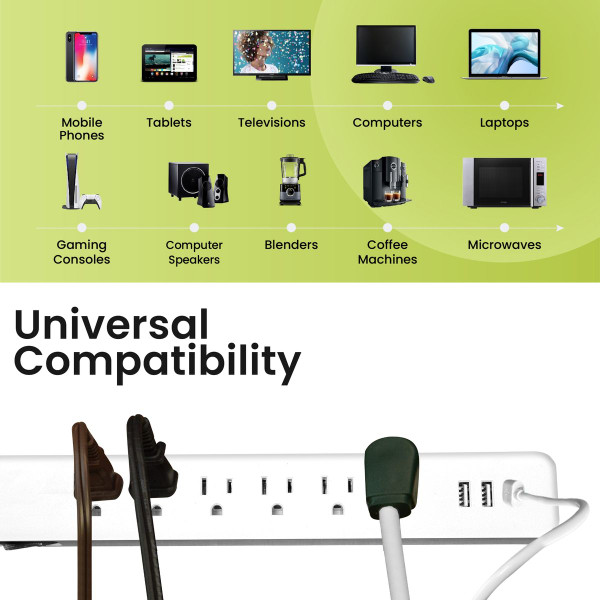 6-FT Cord Surge Protector product image