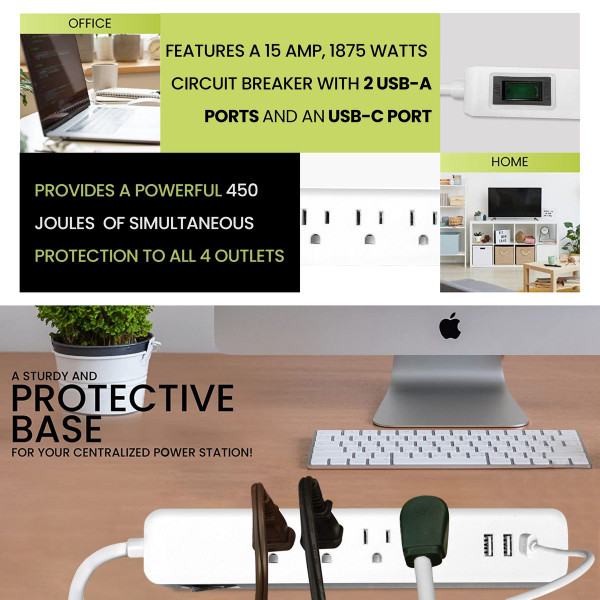 6-FT Cord Surge Protector product image