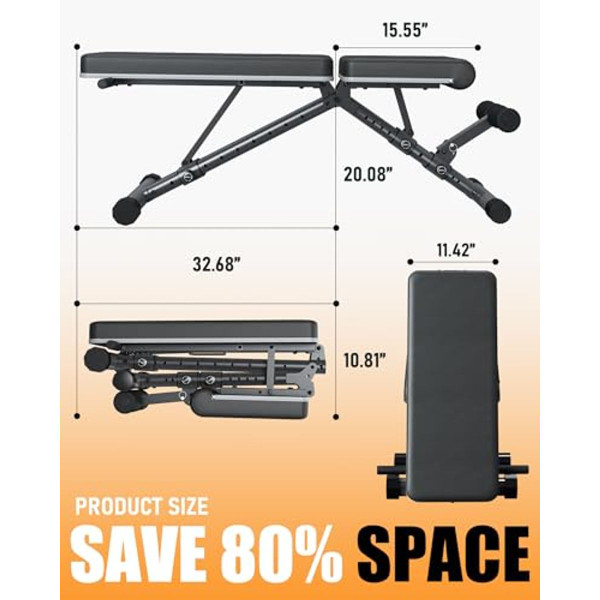 Barwing 90° Adjustable Weight Workout Bench product image