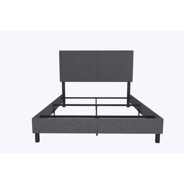 DHP Janford Bed Frame with Chic Upholstered Headboard product image