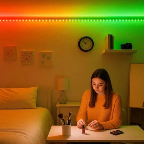 RGB LED 3’ Light Strip with Remote product image