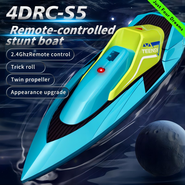 Mini High Speed Remote Control Waterproof Racing Boat (2-Pack) product image