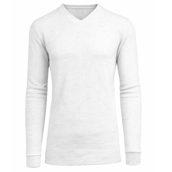 Men’s Long Sleeve Waffle Knit V-Neck Thermal Shirt product image