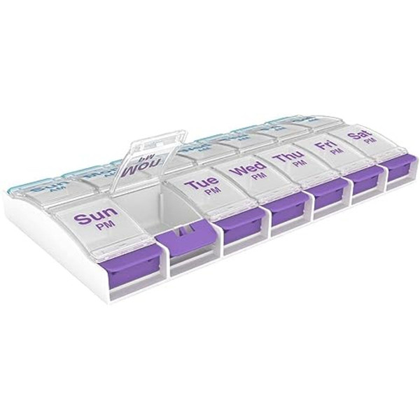 Ezy Dose Push Button 7-Day Pill Case AM/PM product image